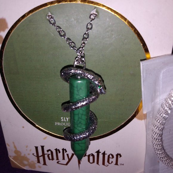 Slytherin Crystal Necklace 2025